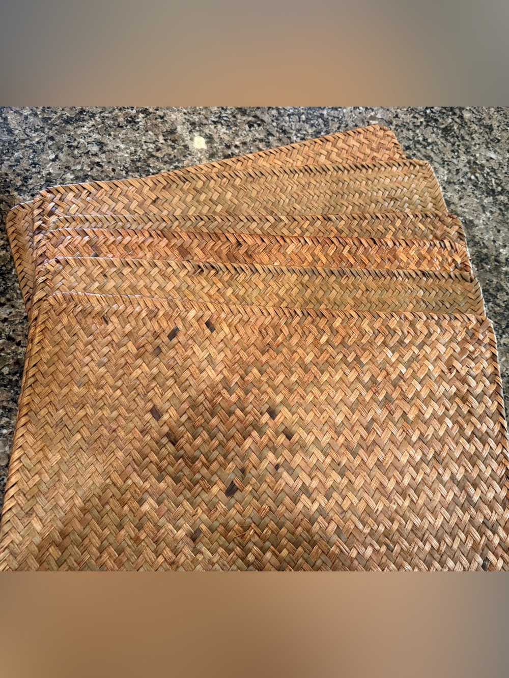 Natural Woven Seagrass Placemat - set of 6